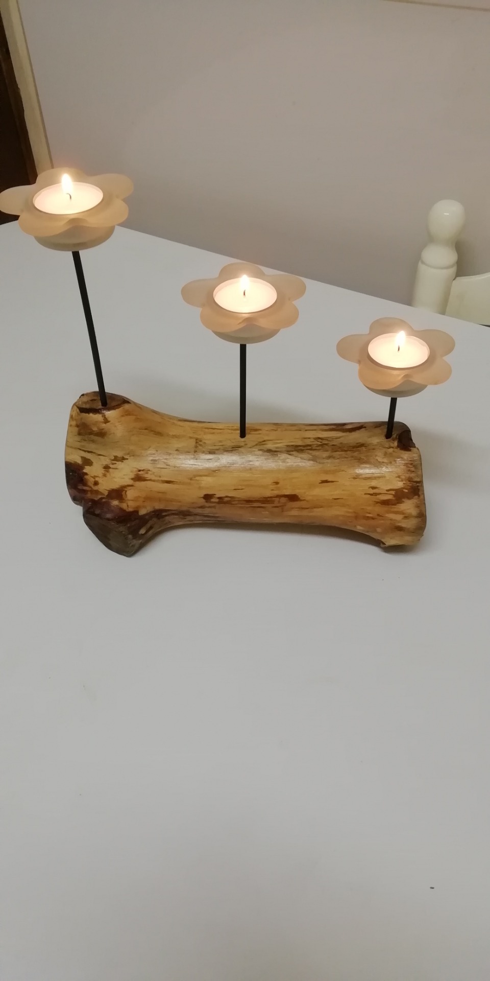 Porta velas modelo unico